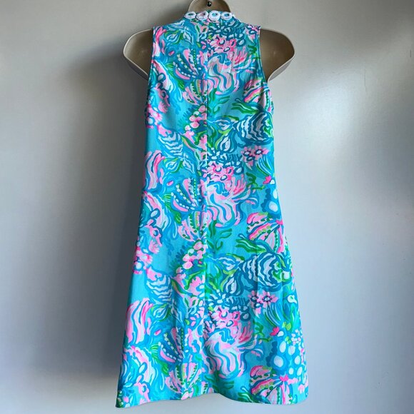 Lilly Pulitzer Jane Sleeveless Shift Dress Size 00 - Picture 3 of 10